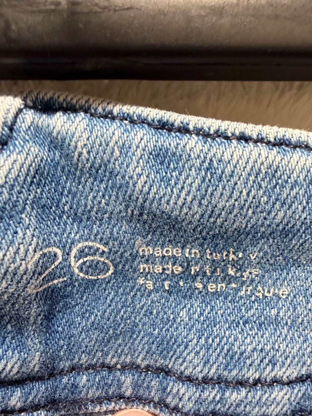 Pilcro Anthropologie High Rise Trending Sailor Style Wide Leg Crop Jeans 26 - Picture 8 of 9